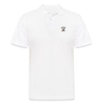 Ich Mache Jetzt Erstmal Nichts Funny Sloth - Männer Poloshirt - Weiß - Vorne - Kai (181cm)