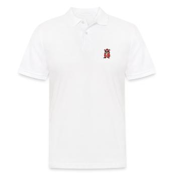 Buldog Français Chien Hiver - Polo Homme - blanc - Devant - Kai (181cm)