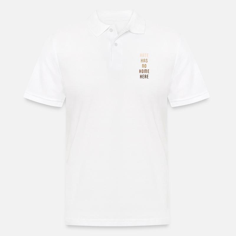 Hate has no home here - Men's Polo Shirt - white