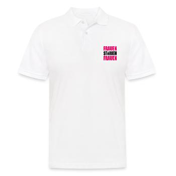 Women empower women - Men's Polo Shirt - white - Front - Kai (181cm)
