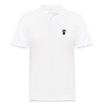 Bande dessinée d’hiver Lion - Polo Homme - blanc - Devant - Kai (181cm)