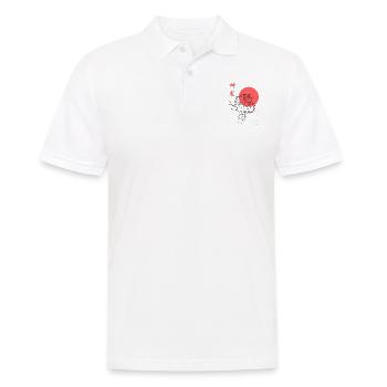 Dragon chinois - Polo Homme - blanc - Devant - Kai (181cm)