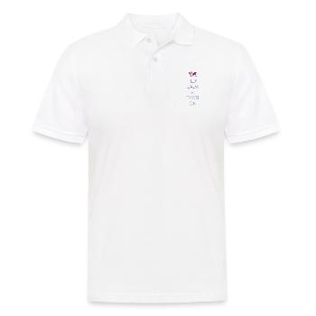 Keep calm and travel on - Männer Poloshirt - Weiß - Vorne - Kai (181cm)