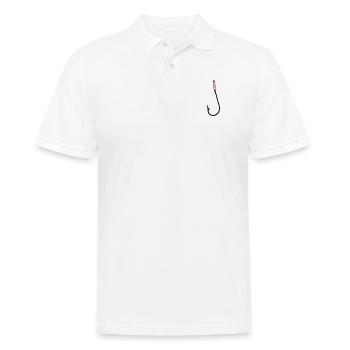 Angelhaken 2 farben - Männer Poloshirt - Weiß - Vorne - Kai (181cm)