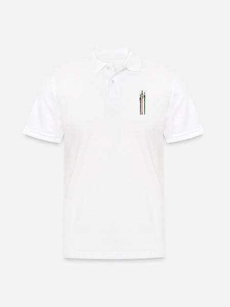 Unplugged - Men's Polo Shirt - white