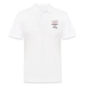 pas parfaite aide-soignante;cadeau aide soignante - Polo Homme - blanc - Devant - Kai (181cm)
