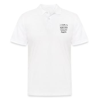 Je Suis Cavalière Parfaite - Polo Homme - blanc - Devant - Kai (181cm)