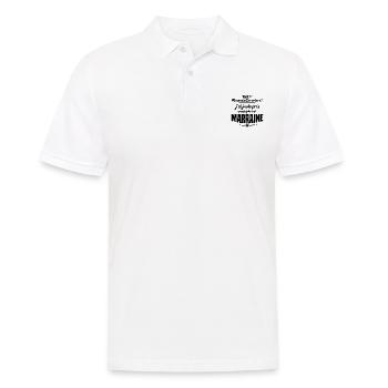Mauvais Caractère Marraine - Polo Homme - blanc - Devant - Kai (181cm)