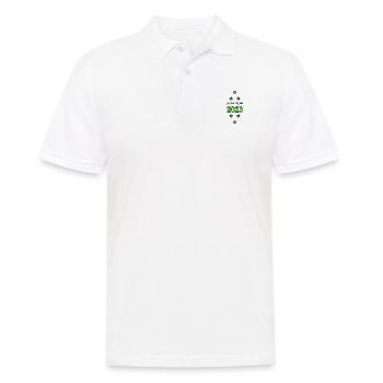 WEIHNACHTEN. FROHE WEIHNACHTEN. FROHE WEIHNACHTEN. NEUJAHR - Männer Poloshirt - Weiß - Vorne - Kai (181cm)