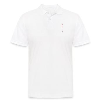 blood - Men's Polo Shirt - white - Front - Kai (181cm)