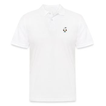 Niedlicher Seevogel Blaufußtölpel Galapagos Vogel - Männer Poloshirt - Weiß - Vorne - Kai (181cm)