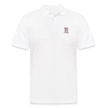 Malle 2024 Licorne Nous intensifions jusqu’à la fin - Polo Homme - blanc - Devant - Kai (181cm)