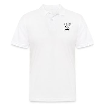 Andreas (#5 aus Weska Face Kollektion) - Männer Poloshirt - Weiß - Vorne - Kai (181cm)