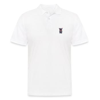 Esel Winter - Männer Poloshirt - Weiß - Vorne - Kai (181cm)
