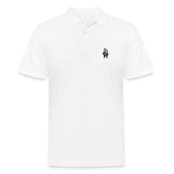 Pigeon Oiseau Hiver - Polo Homme - blanc - Devant - Kai (181cm)