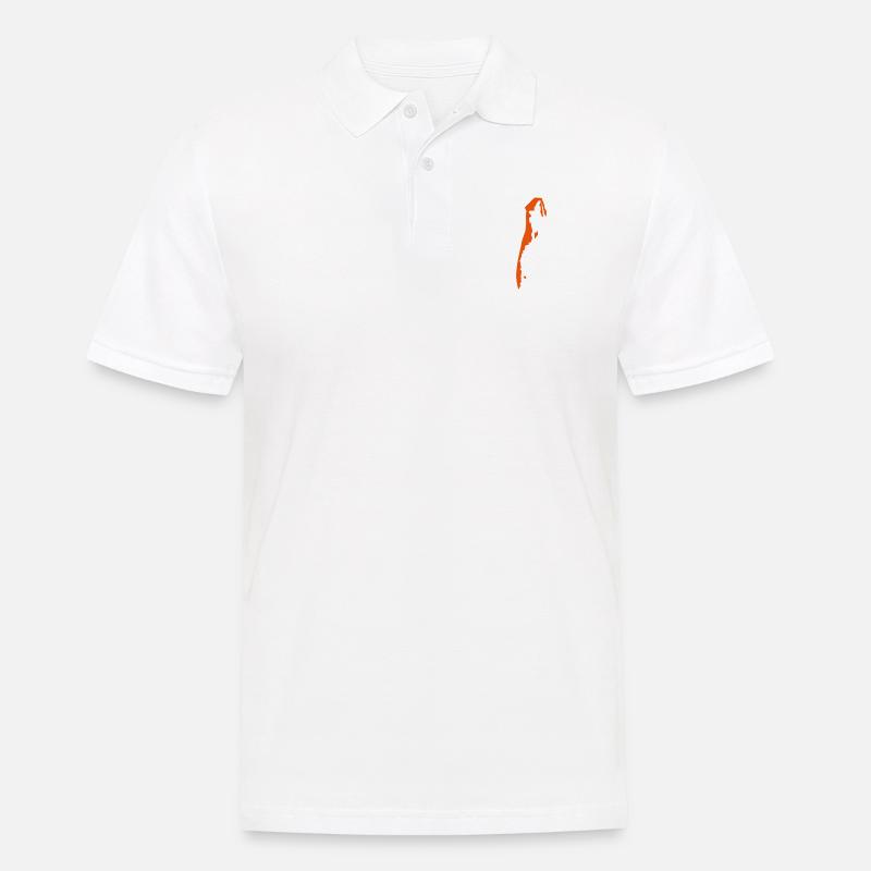 Hiddensee - Männer Poloshirt - Weiß