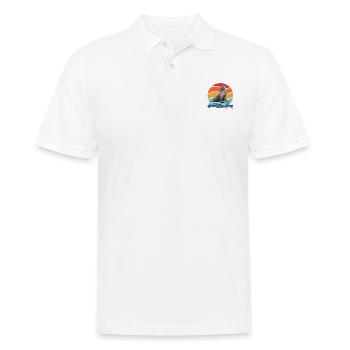 Sandfly Bay New Zealand - Men's Polo Shirt - white - Front - Kai (181cm)