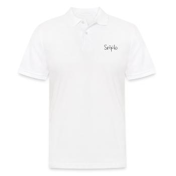 Make it Simple - Men's Polo Shirt - white - Front - Kai (181cm)