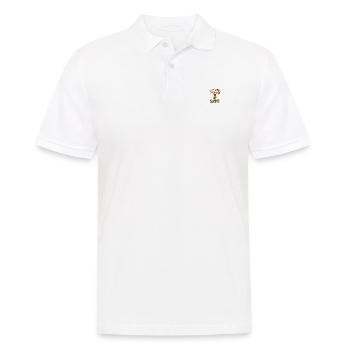 Ghana Ghanaer Flagge Stolz Stern Liebe I Geschenk - Männer Poloshirt - Weiß - Vorne - Kai (181cm)