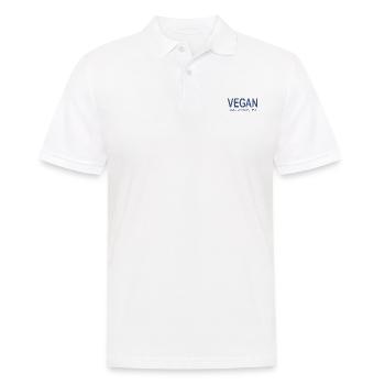 Vegan just to annoy you - Männer Poloshirt - Weiß - Vorne - Kai (181cm)