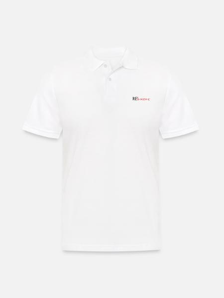 RE - Indigenise - Männer Poloshirt - Weiß
