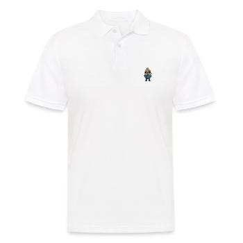 Faultier Winter Comic - Männer Poloshirt - Weiß - Vorne - Kai (181cm)