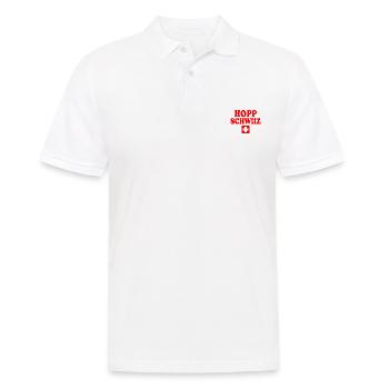 Hopp schwiiz - Polo Homme - blanc - Devant - Kai (181cm)
