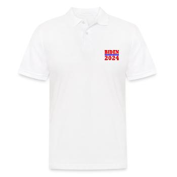 Joe biden 2024 - Männer Poloshirt - Weiß - Vorne - Kai (181cm)