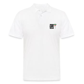 Women life freedom - Men's Polo Shirt - white - Front - Kai (181cm)