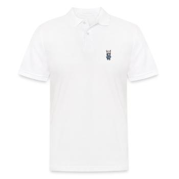 Donkey Winter Comic - Men's Polo Shirt - white - Front - Kai (181cm)