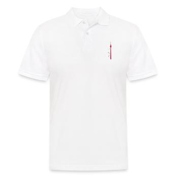 Berlin Fernsehturm - Männer Poloshirt - Weiß - Vorne - Kai (181cm)