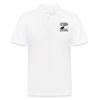 Kettensäge Holzfäller Waldarbeiter Wald Forstwirt - Männer Poloshirt - Weiß - Vorne - Kai (181cm)