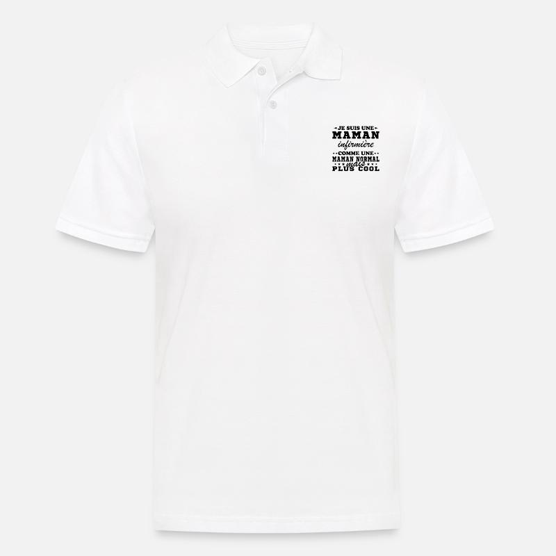 Ich bin eine Krankenschwester - Männer Poloshirt - Weiß