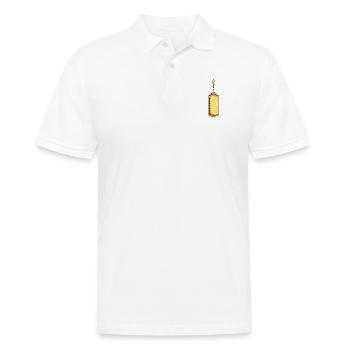 Senfspender mit Senf - Männer Poloshirt - Weiß - Vorne - Kai (181cm)