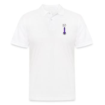 Der Flug zum Mars - Männer Poloshirt - Weiß - Vorne - Kai (181cm)