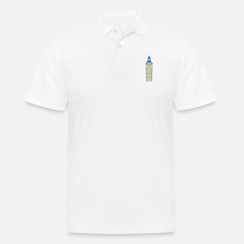 conception de grand ben - Polo Homme - blanc