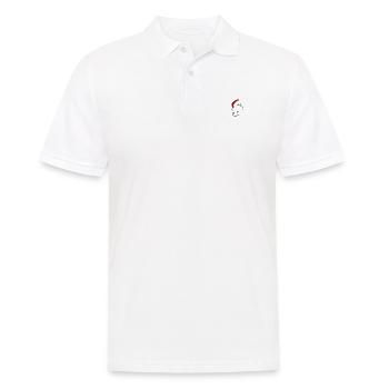 Santa Claus Beard Cutting - Men's Polo Shirt - white - Front - Kai (181cm)
