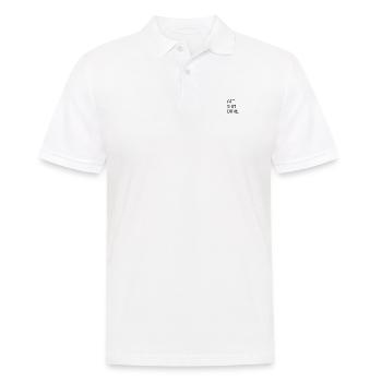Get Shit Done Funny Quote - Men's Polo Shirt - white - Front - Kai (181cm)