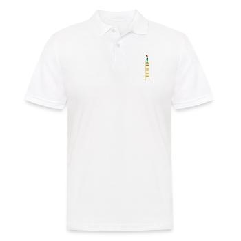 climbing ladder climbing ladder cycling mountain s - Men's Polo Shirt - white - Front - Kai (181cm)