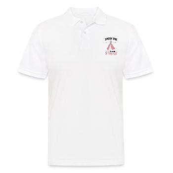 Je suis Une Princesse cadeau - Polo Homme - blanc - Devant - Kai (181cm)