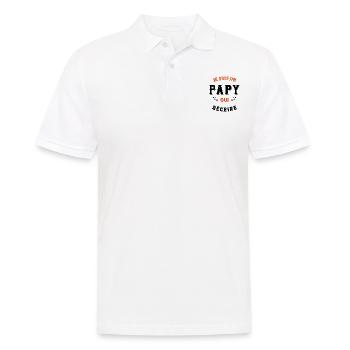 Je suis un papy qui déchire - Polo Homme - blanc - Devant - Kai (181cm)