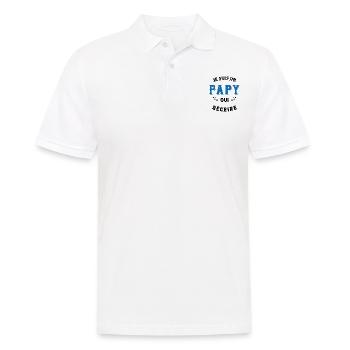 Je suis un papy qui déchire - Polo Homme - blanc - Devant - Kai (181cm)