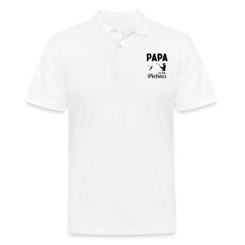 Cadeau Papa Pêcheur Roi de Pêche - Polo Homme - blanc - Devant - Kai (181cm)