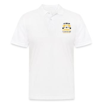 Papa Guitariste Idée Originale Fêtes des Pères - Polo Homme - blanc - Devant - Kai (181cm)