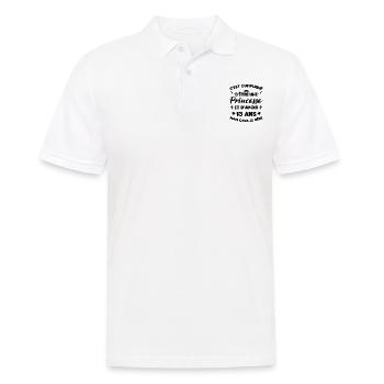 Je Suis Une Princesse Et J'ai 13 Ans Cadeau Humour - Polo Homme - blanc - Devant - Kai (181cm)