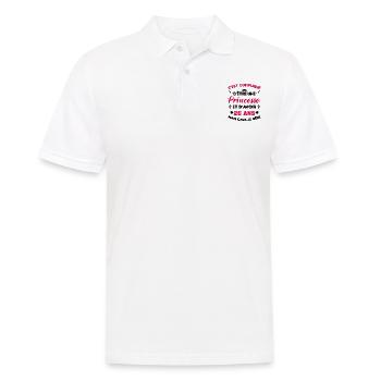 Princesse 26 Ans Anniversaire Idée Cadeau Pink Âge - Polo Homme - blanc - Devant - Kai (181cm)