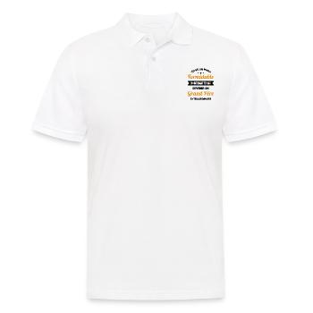 Futur grand-père cadeau annonce de grossesse - Polo Homme - blanc - Devant - Kai (181cm)