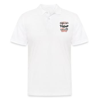 Vintage 1952 Cadeau D'anniversaire - Polo Homme - blanc - Devant - Kai (181cm)