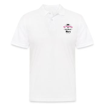 Les Princesses Sont Nées En Mars Anniversaire - Polo Homme - blanc - Devant - Kai (181cm)
