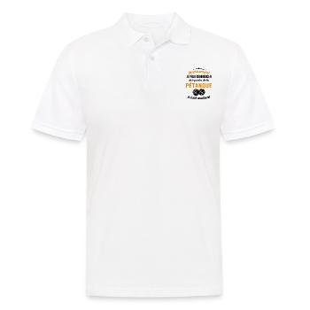 Parler De pétanque À Tout Moment - Polo Homme - blanc - Devant - Kai (181cm)
